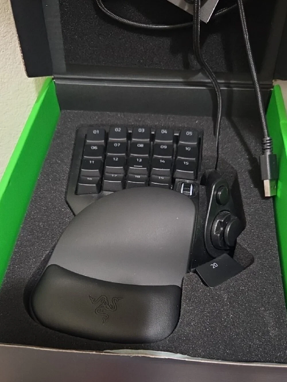 Razer Tartarus Pro RGB Black Gaming Keypad with Green Accents